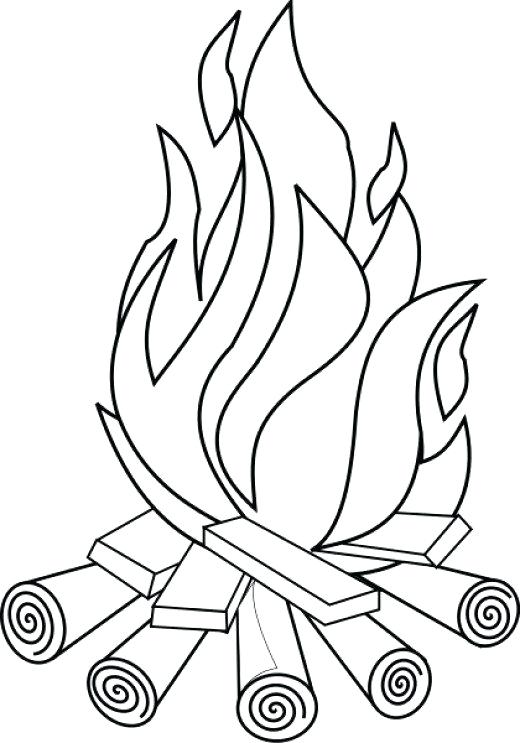 520x743 Camping Coloring Page Camping Coloring Pages And Sheets For Adults