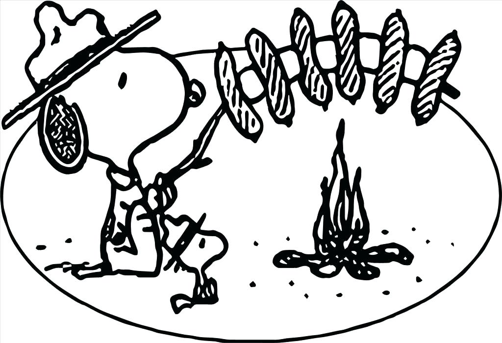 1024x700 Camping Coloring Pages Printable Free Best Picture