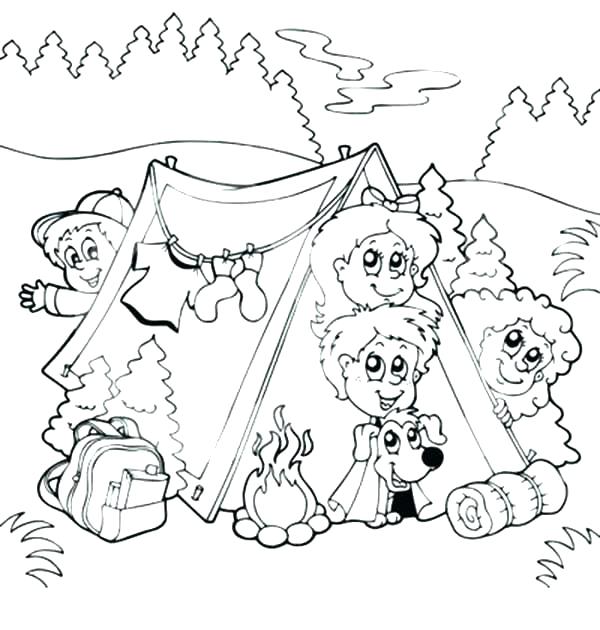 600x630 Camping Coloring Page Camping Coloring Page Printable Camping
