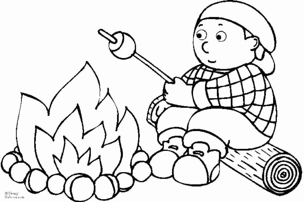 1200x798 Camping Coloring Pages