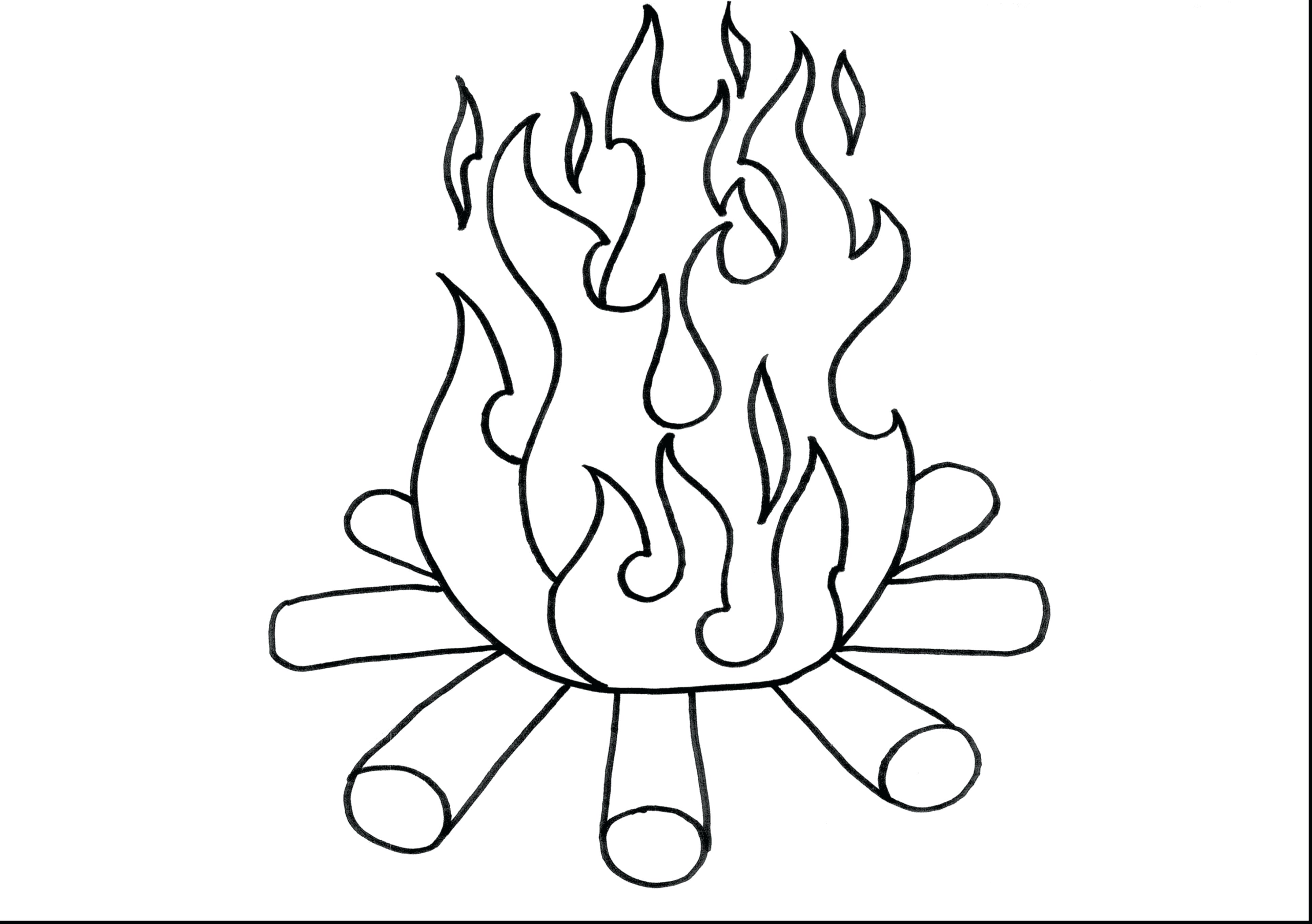 3872x2728 Terrific Campfire Coloring Page Preschool In Tiny Camping Tent