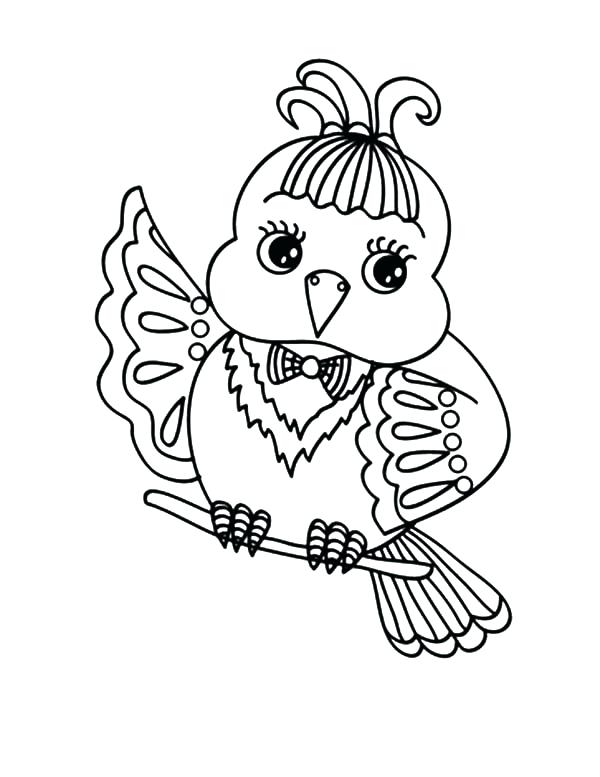 600x777 Birds Colouring Pages Pdf Printable Coloring Canary Bird Coloring