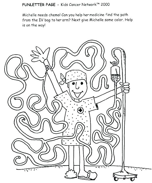 600x720 Cancer Ribbon Coloring Page Breast Cancer Awareness Coloring Pages