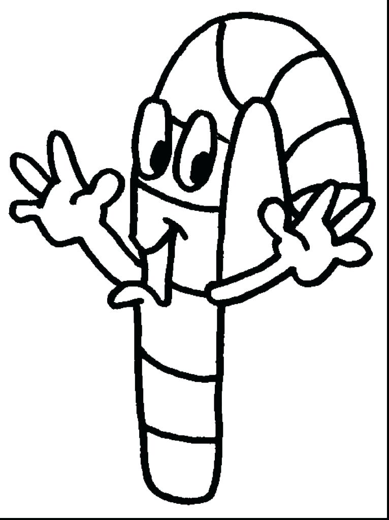 766x1024 Christmas Candy Cane Coloring Pages Cotton Candy Coloring Page