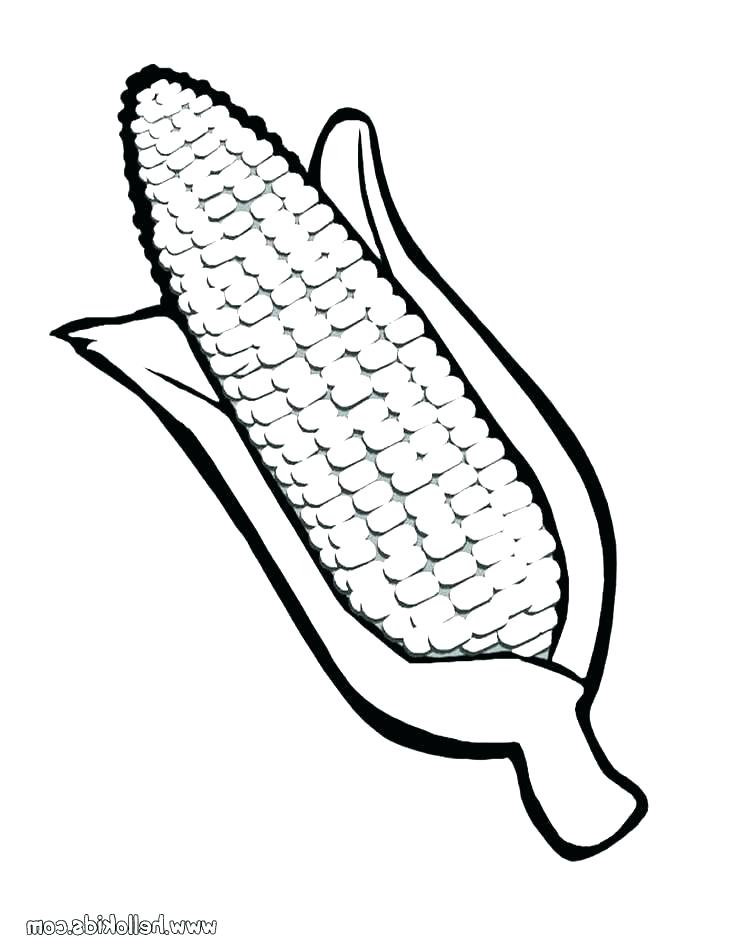 736x951 Candy Corn Coloring Page