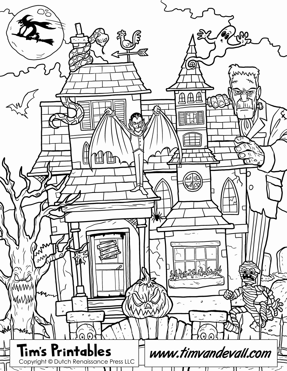 927x1200 House Color Pages Candy House Coloring Page