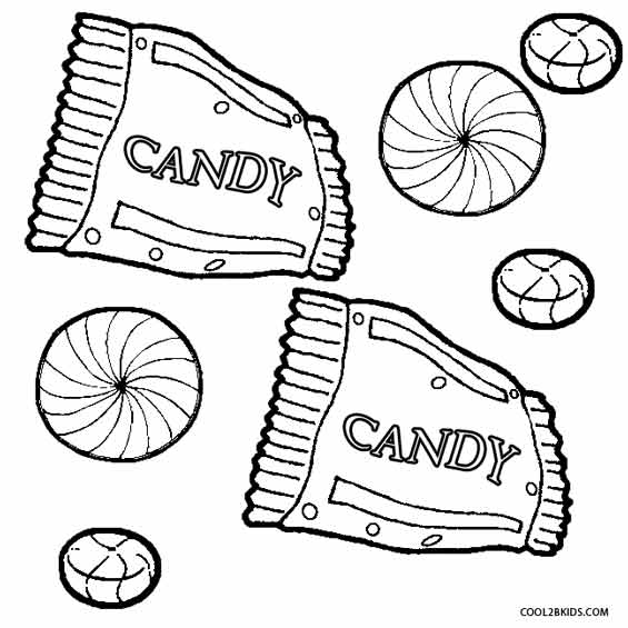 565x565 Printable Candy Coloring Pages