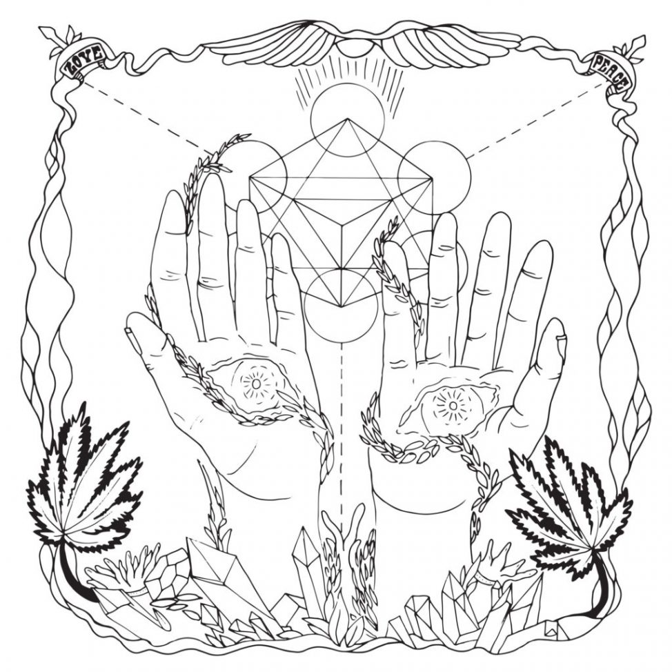 974x974 Marijuana Coloring Pages