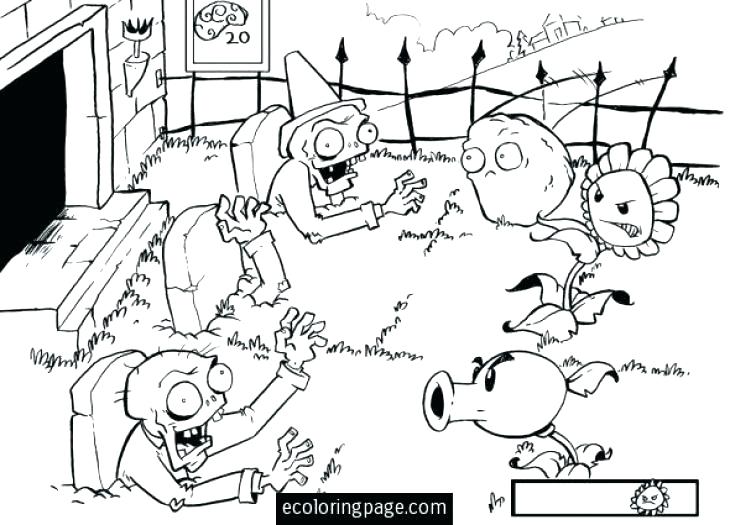 730x525 Coloring Pages Of Plants Plant Vs Zombie Coloring Pages Plants Vs