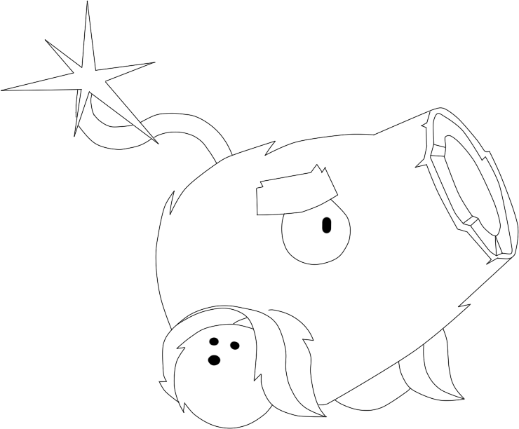 740x612 Plants Vs Zombies Coconut Cannon Coloring Pages