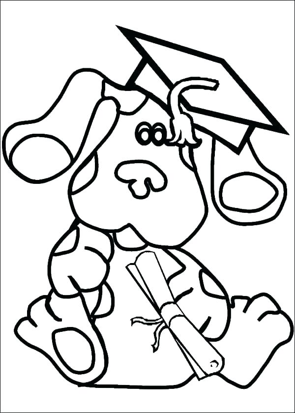 600x840 Graduation Cap Coloring Page