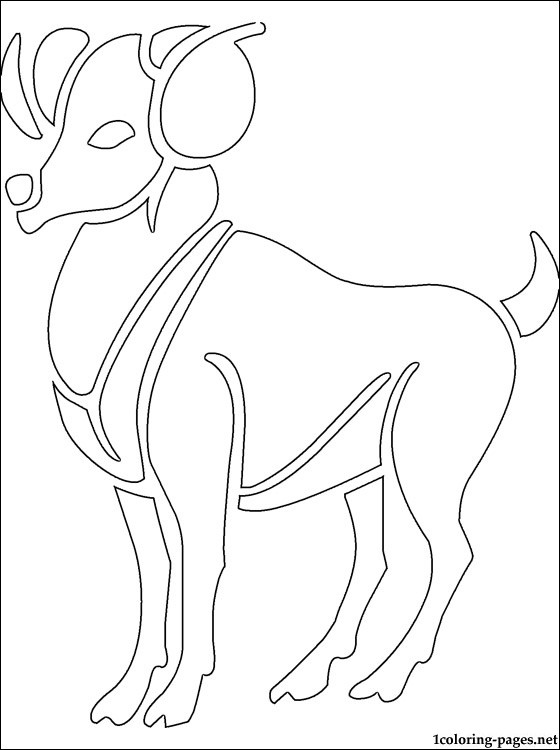 560x750 Capricorn Coloring Page Coloring Pages