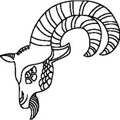 236x236 Pisces Zodiac Coloring Page Coloring Pages For All Ages