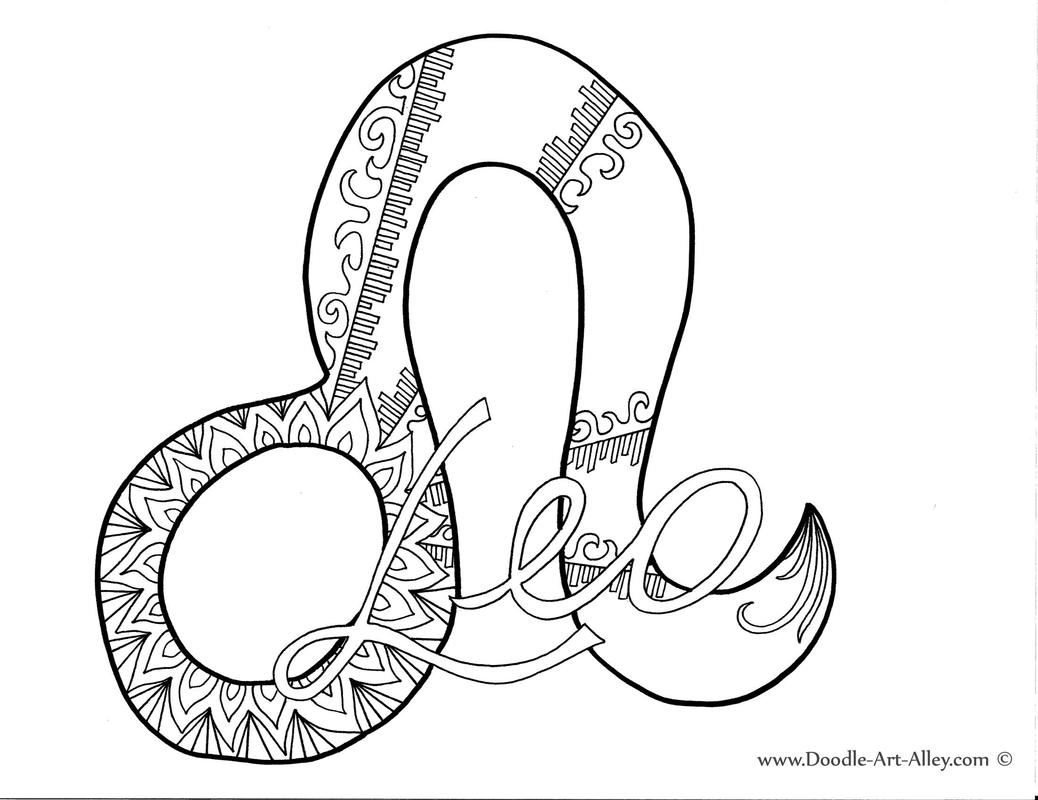 1038x800 Zodiac Coloring Pages