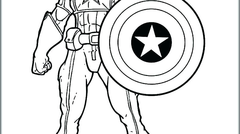 805x450 Coloring Captain America Coloring Page Book Cartoon Pages Free