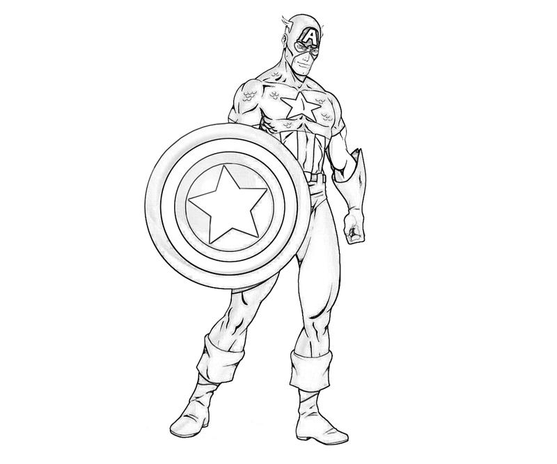800x667 Captain America Coloring Pages The Sun Flower Pages