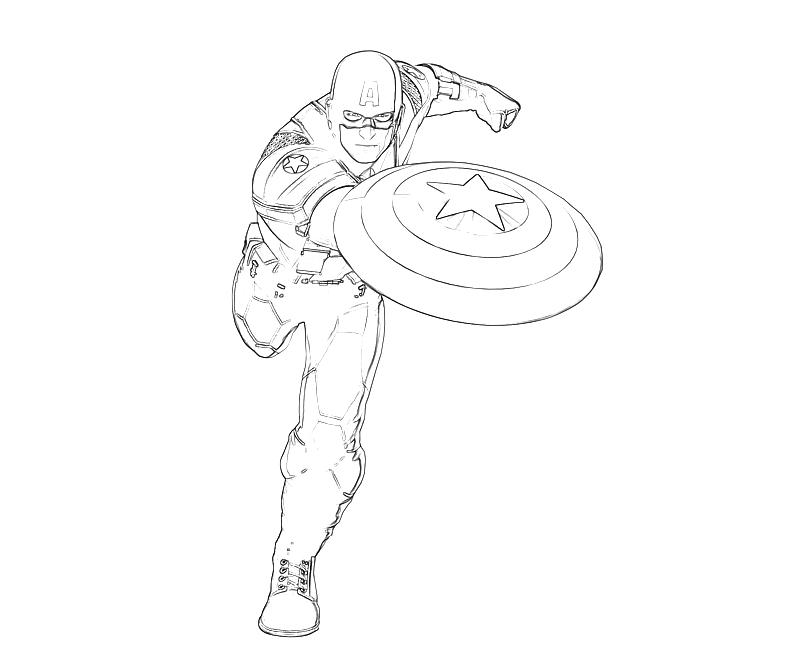800x667 Free Printable Captain America Coloring Pages Free Printable
