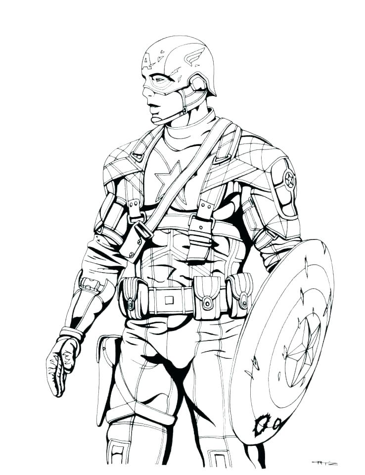 738x960 Captain America Coloring Pages Captain Printable Coloring Pages