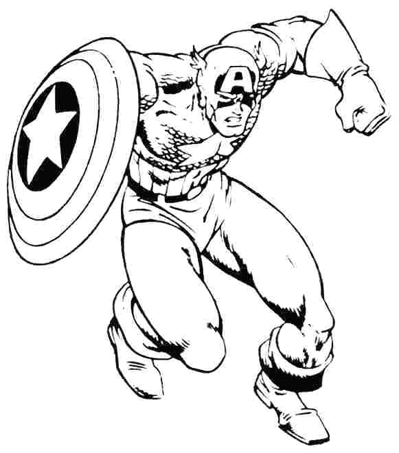 581x660 Captain America Logo Coloring Pages Captain Coloring Pages Captain