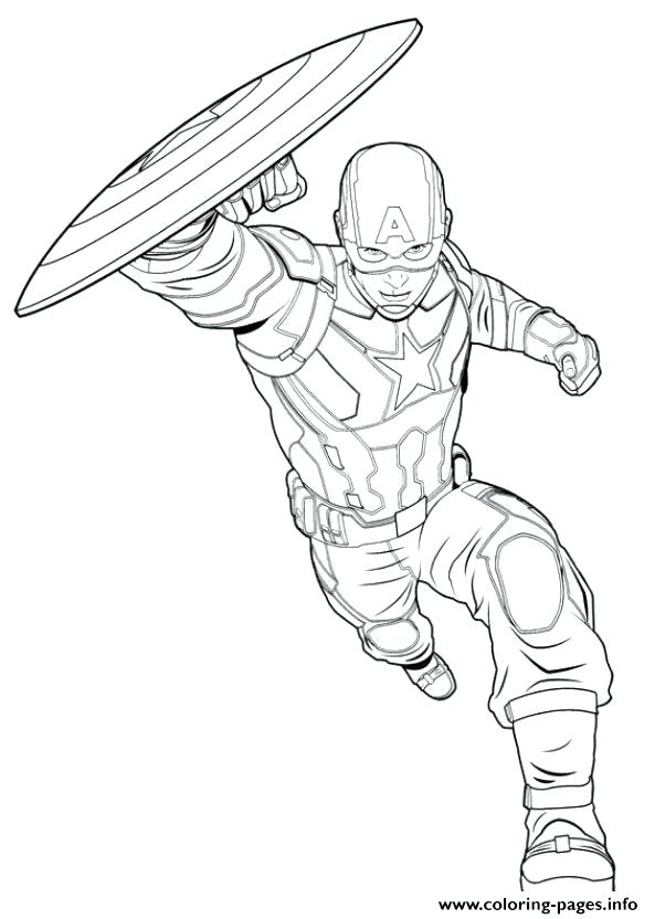 The best free Captain america coloring page images. Download from 1254 ...