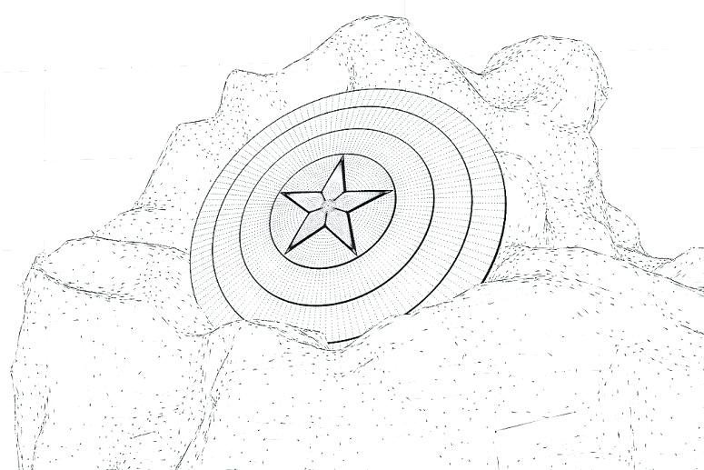 775x517 Captain America Shield Coloring Page Captain Shield Coloring Pages