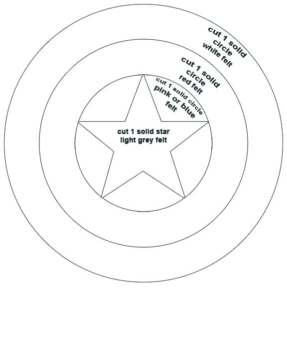 576x720 Captain America Shield Coloring Page Superhero Outline Printable