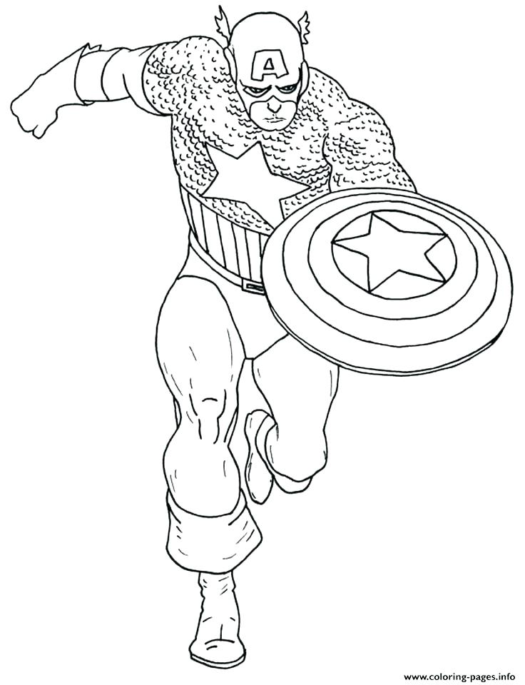 736x960 Captain America Shield Coloring Pages Printable Able Free