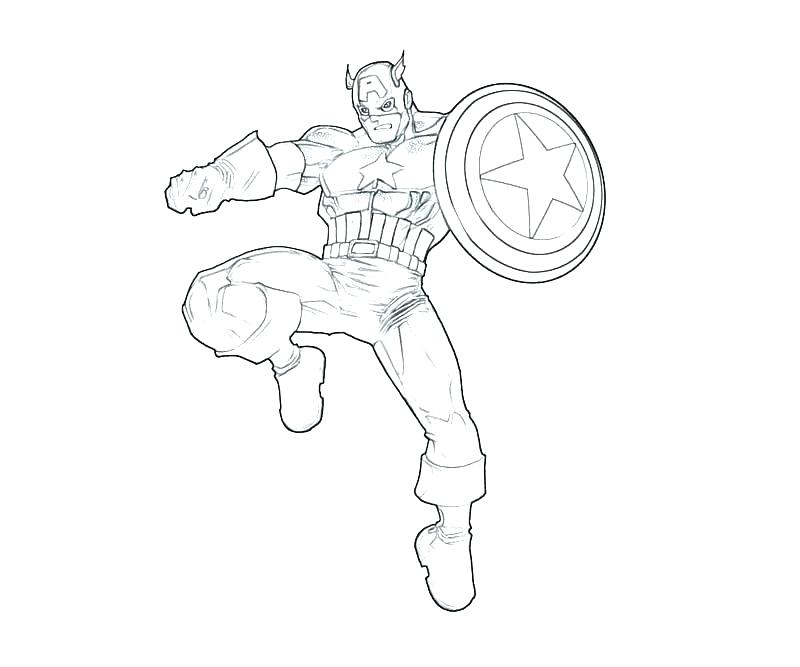 800x667 Coloring Pictures Of Captain America Captain Coloring Page Related
