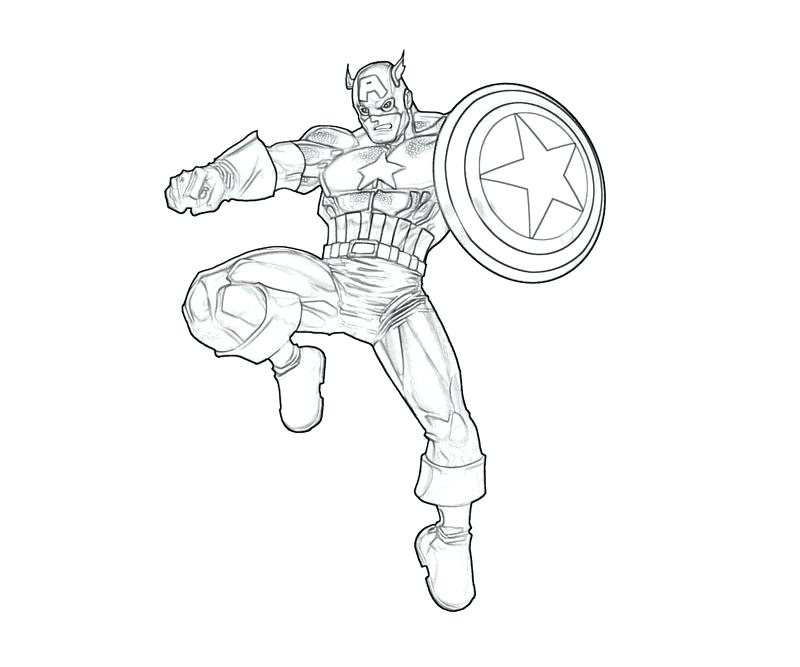 800x667 Printable Captain America Coloring Pages For Kids Captain America
