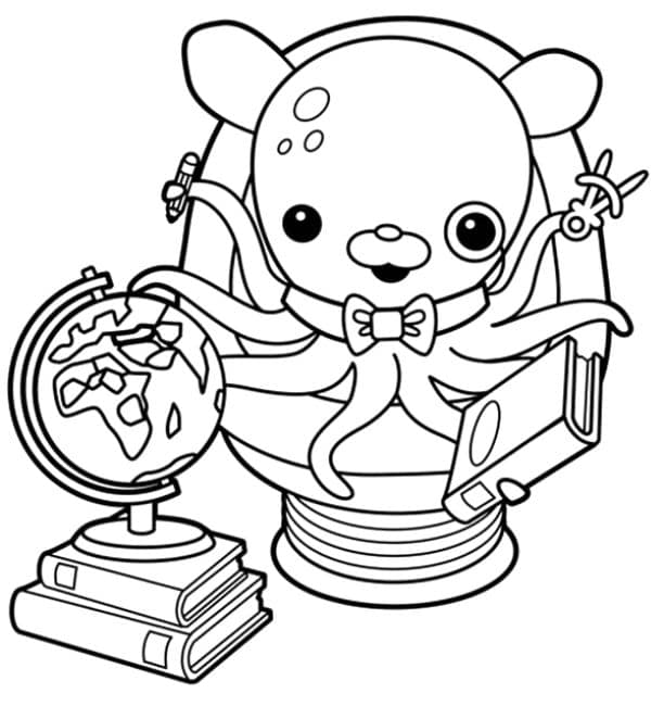 612x662 Octonauts Coloring Pages