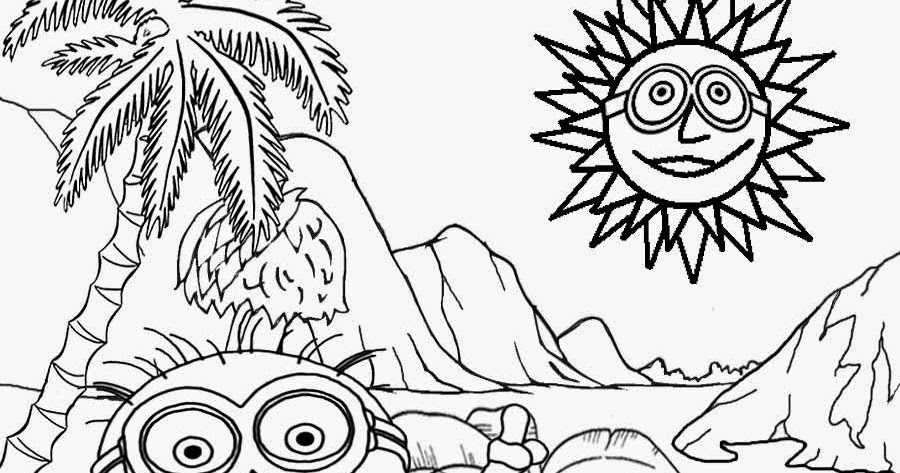 900x473 Lets Coloring Book Kids Costume Minion Coloring Pages Banana