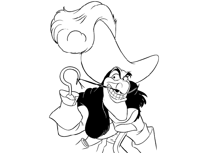 700x500 Captain Hook Coloring Pages Printable Inspiring Bridal Shower Ideas