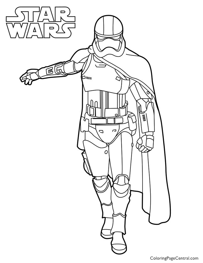 850x1100 Star Wars Captain Phasma Coloring Page Coloring Page Central