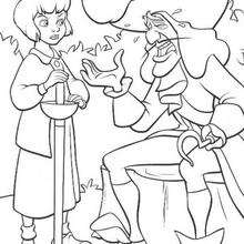 220x220 Captain Hook And Peter Pan Coloring Pages