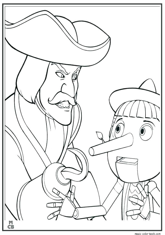 685x975 Crocodile Coloring Pages To Print Captain Hook Coloring Pages