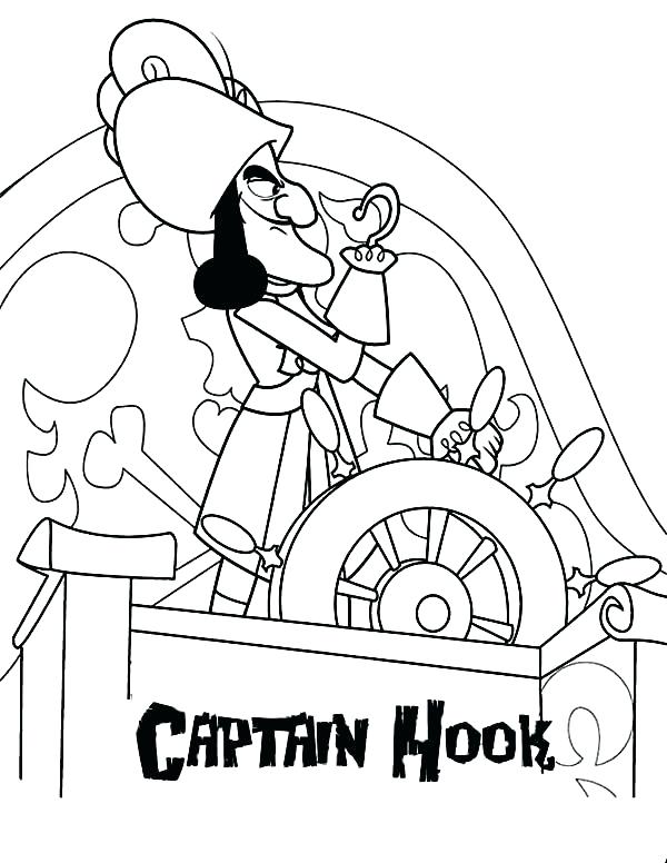 600x776 Interesting Captain Hook Coloring Pages Coloring Pages Peter Pan