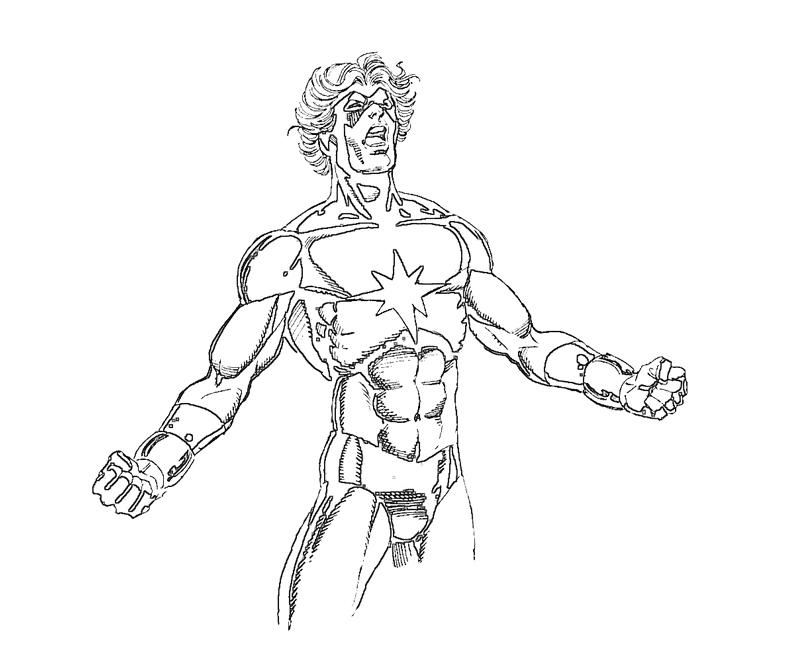 800x667 Captain Marvel Coloring Pages