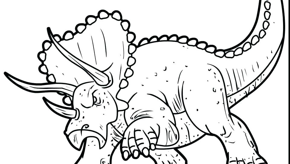 960x544 Dinosaur Rex Coloring Pages Kids Coloring Triceratops Attacking T