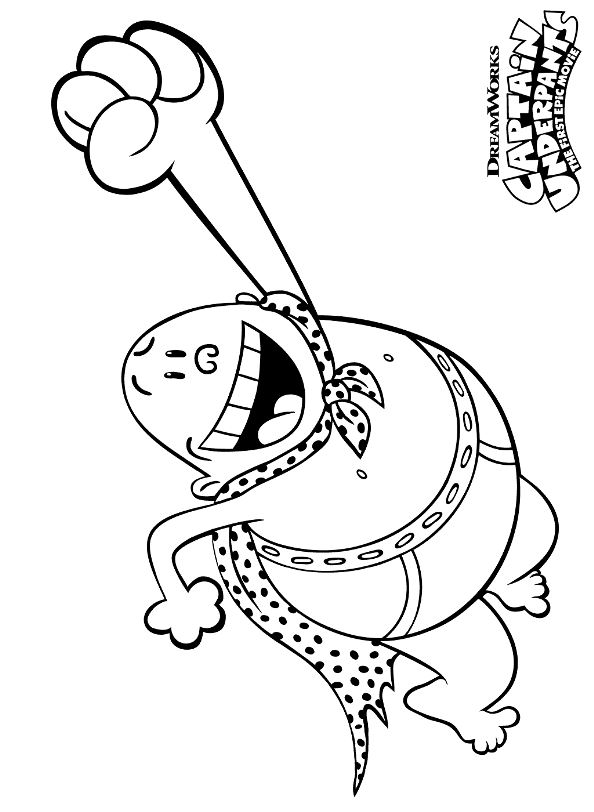 594x812 Kids N Coloring Pages Of Captain Underpants
