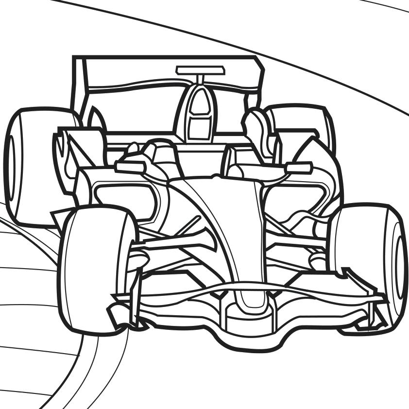 842x842 Racecar Coloring Page Race Car Coloring Pages Race Car Coloring