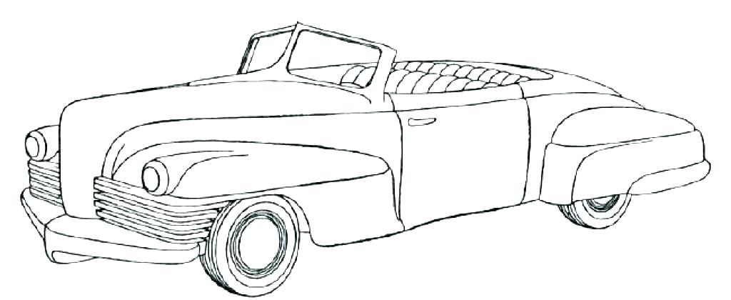 1024x420 Cars Coloring Page