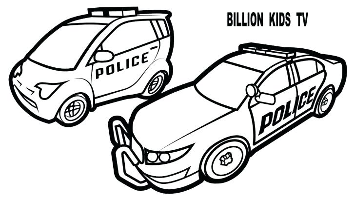728x410 Car Coloring Page Medium Size Of Police Car Coloring Page