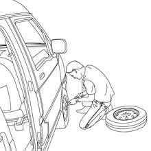 220x220 Car Crash Coloring Pages