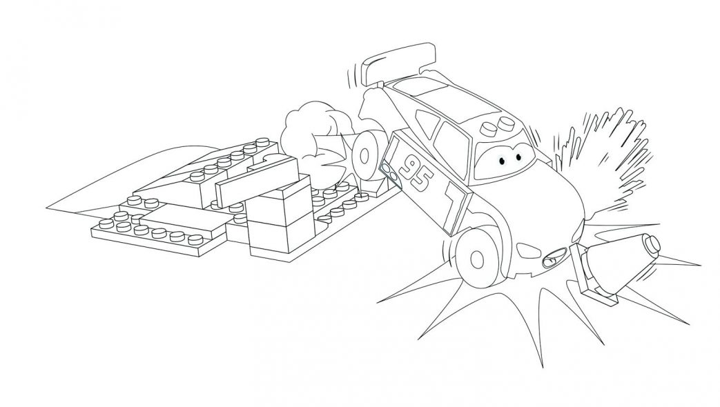 1043x590 Coloring Pages For Adults Christmas Road Page Police Car Home