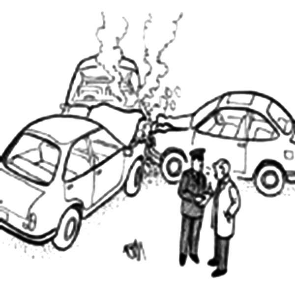 Car Crash Coloring Pages at GetDrawings | Free download