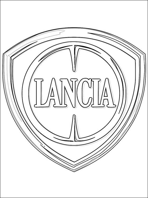 560x750 Lancia Logo Coloring Page Coloring Pages