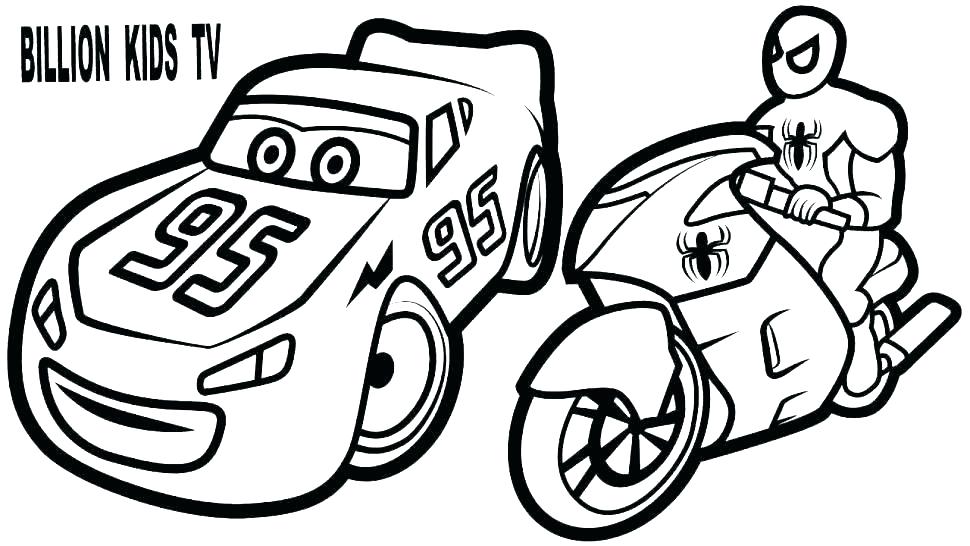 970x546 Vehicle Printable Coloring Pages Free Car To Print Race Cars P