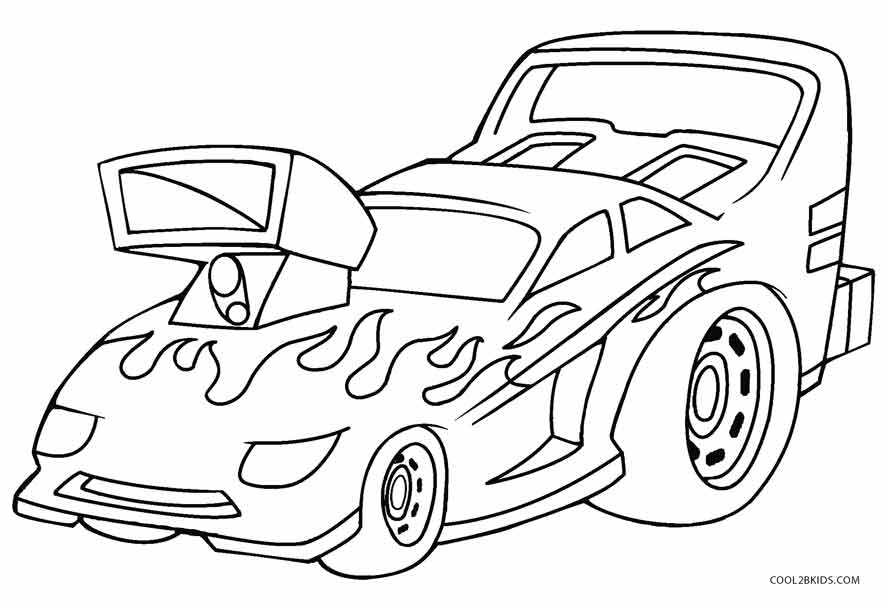 888x606 Printable Hot Wheels Coloring Pages For Kids