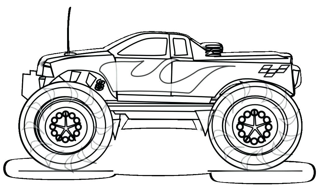 1024x608 Printable Coloring Pages Cars And Trucks
