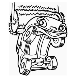 268x268 Coloring Page Car Wash Archives